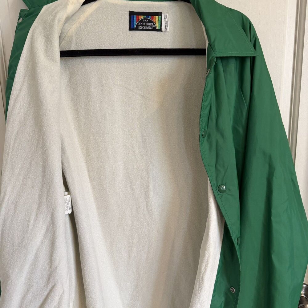 VTG U.S.A. Made Pockets Light Nylon Shell Snap Jacket Men's XL Windbreaker 80’s - Picture 6 of 11